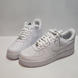 Nike Men's All-White Air Force 1 Sneakers